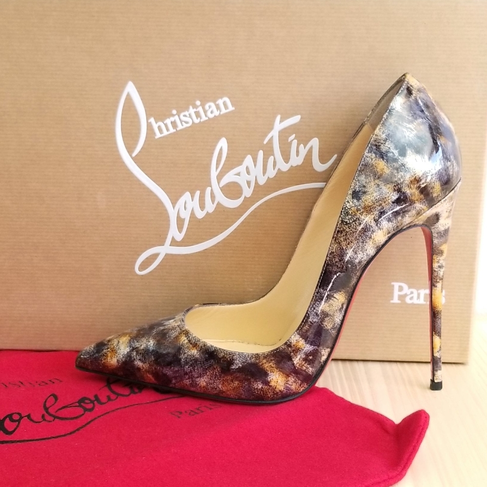 Christian Louboutin So Kate Vernis Mouchete Sz 7